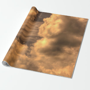 Papel De Regalo Resumen del fondo de la nube de sepia abstracto, a
