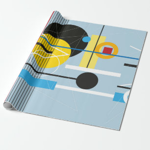 Papel De Regalo Resumen del fondo multicolor de los objetos geomét