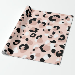 Papel De Regalo Resumen del patrón de leopardo moderno. Animales 