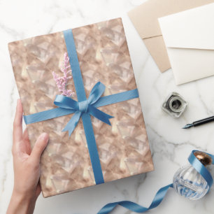 Papel De Regalo Resumen marrón y beige