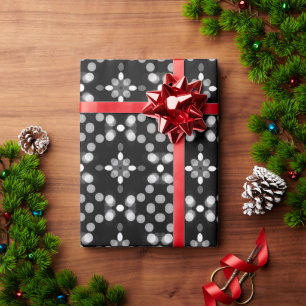 Papel De Regalo Resumen Modelo de puntos de boquilla monocromo