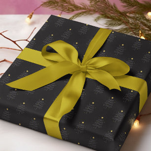 Papel De Regalo Resumen moderno Árbol de Navidad Regalo de vacacio