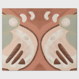 Papel De Regalo Resumen moderno de mediados del siglo XX Decoupage
