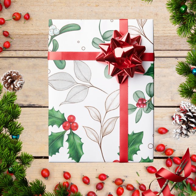 Papel De Regalo Resumen moderno Navidades botánicos escandinavos (Subido por el creador)