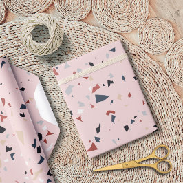 Papel De Regalo Resumen moderno Patrón Terrazzo de mediados del si