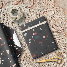 Papel De Regalo Resumen moderno Patrón Terrazzo de mediados del si