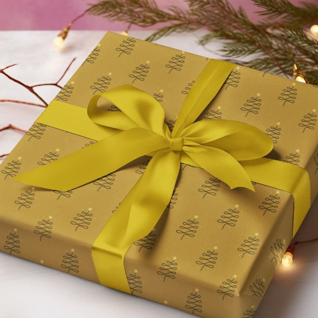 Papel De Regalo Resumen moderno Regalo navideño de vacaciones de o (Subido por el creador)