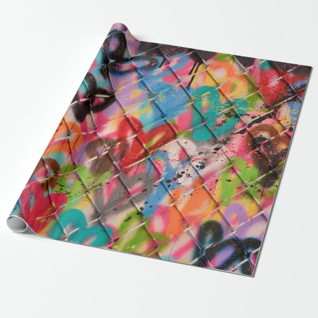 Papel De Regalo Resumen Pintar pintura Textura de fondo, calle, (Desenrollado)