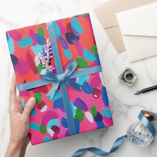 Papel De Regalo Resumen rosa de tonos cálidos