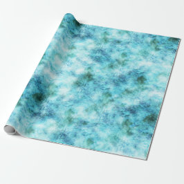 Papel De Regalo Resumen verde azul de Aqua