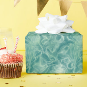 Papel De Regalo Resumen verde turquesa