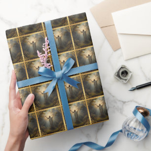 Papel De Regalo Resurrección de Pascua Religiosa