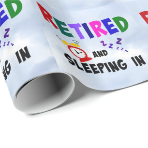 Papel De Regalo Retirado y durmiendo