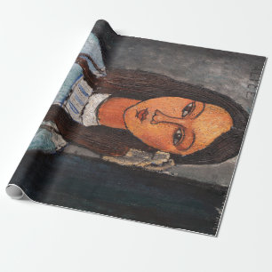 Papel De Regalo Retrato de Alice, Modigliani