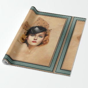 Papel De Regalo Retrato de Carole Lombard de Charles Gates Sheldon