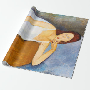 Papel De Regalo Retrato de Jeanne Hebuterne, Modigliani