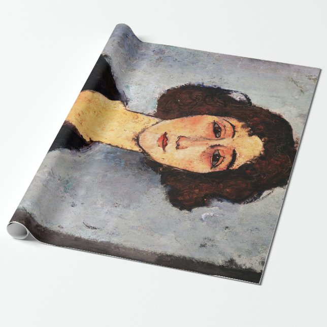 Papel De Regalo Retrato de Jeune Femme, Modigliani (Desenrollado)