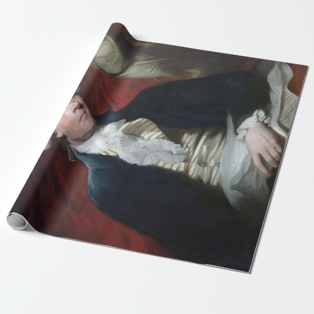 Papel De Regalo Retrato de Mather Brown de Thomas Jefferson (Desenrollado)