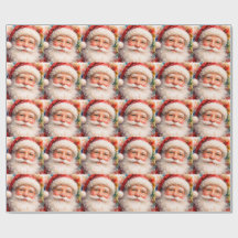 Retrato de Santa Claus en Navidad Alegre