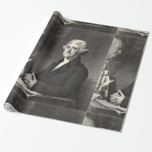 Papel De Regalo Retrato de Thomas Jefferson