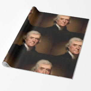 Papel De Regalo Retrato de Thomas Jefferson