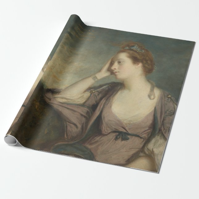 Papel De Regalo Retrato de una mujer enojada (Desenrollado)