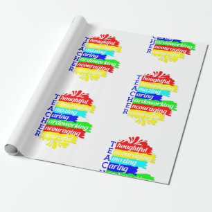 Papel De Regalo retribución a los profesores escolares