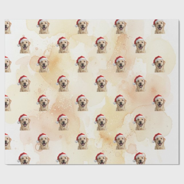 Papel De Regalo Retriever rubio 1 (Superficie plana)