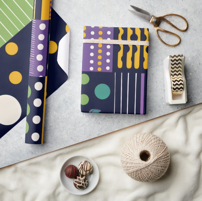 Papel De Regalo Retro (Artesanía)