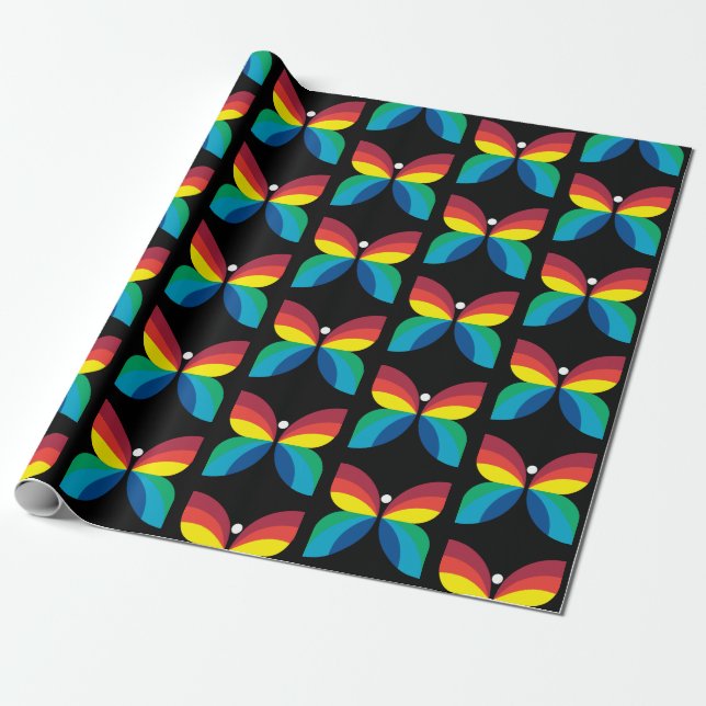 Papel De Regalo Retro 1966-1974 (Desenrollado)