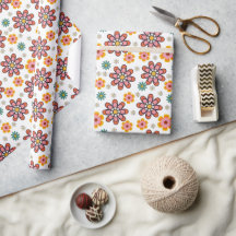Papel de Regalo Retro Bloom Pop