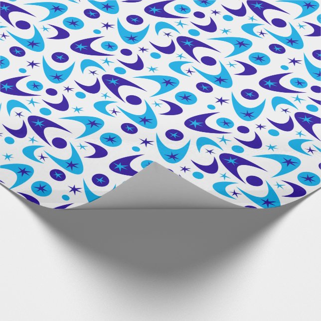 Papel De Regalo Retro Boomerangs (Esquina)