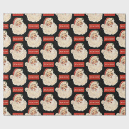 Papel De Regalo Retro de entrega especial Santa