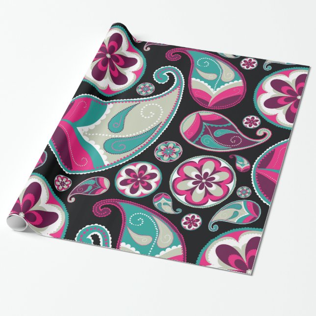 Papel De Regalo Retro Fashion de Guay Cute Girly (Desenrollado)