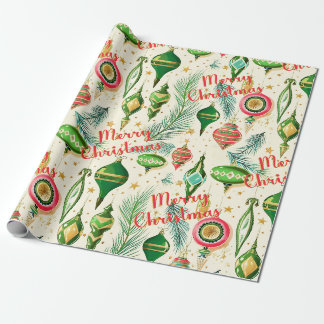 Papel De Regalo Retro Ornament Delight