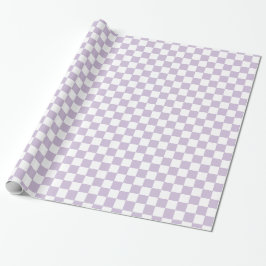 Papel De Regalo Retro Purple Check 
