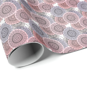 Papel De Regalo Retro, retro, beige, gris y elegante