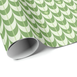 Papel De Regalo Retro Scallop Geometric Pattern