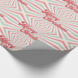 Papel De Regalo Retro Sunburst Merry Christmas MidCentury<br><div class="desc">Retro Sunburst Merry Christmas and Mid Century Modern envolping paper — Aquí hay un hermoso Navidad retro de quemaduras de sol envuelto en papel con un toque psicodélico. El arrebato de Feliz Navidad se ha situado para que los rayos de sol rojos y verdes alternen. Envíe un poco de amor...</div>