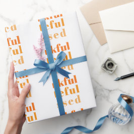 Papel De Regalo Reunión familiar en la cena de Acción de Gracias