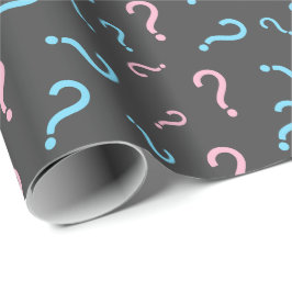 Papel De Regalo Revelación de género rosa o azul