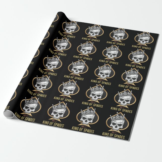 Papel De Regalo Rey de espadas (Desenrollado)