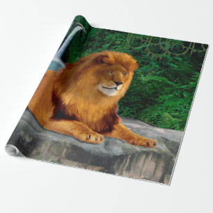 Papel De Regalo Rey de la selva