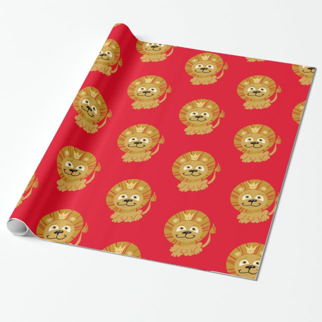Papel De Regalo Rey de la Selva (Desenrollado)