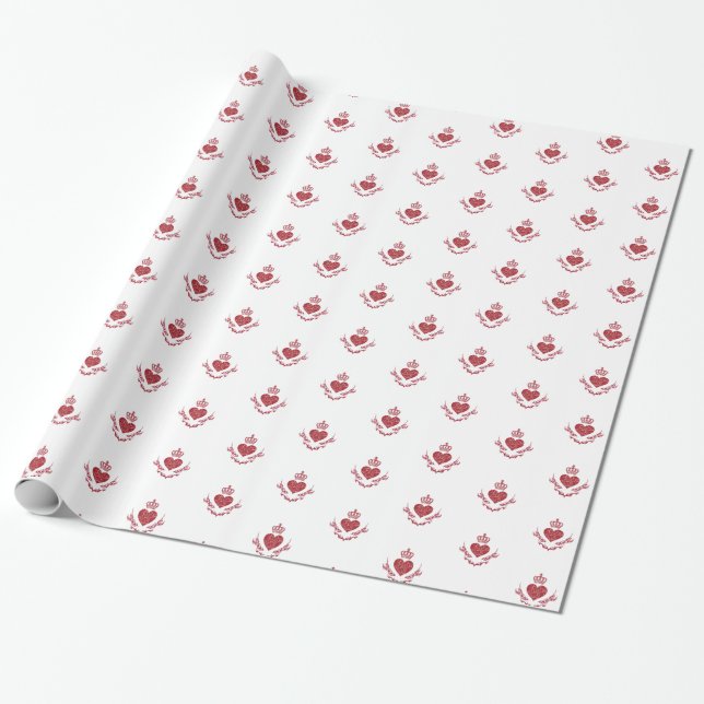 Papel De Regalo Rey del corazón (Desenrollado)