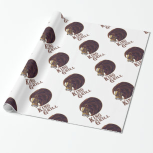 Papel De Regalo Rey del Grill