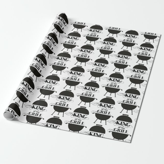 Papel De Regalo Rey Del Grill (Desenrollado)