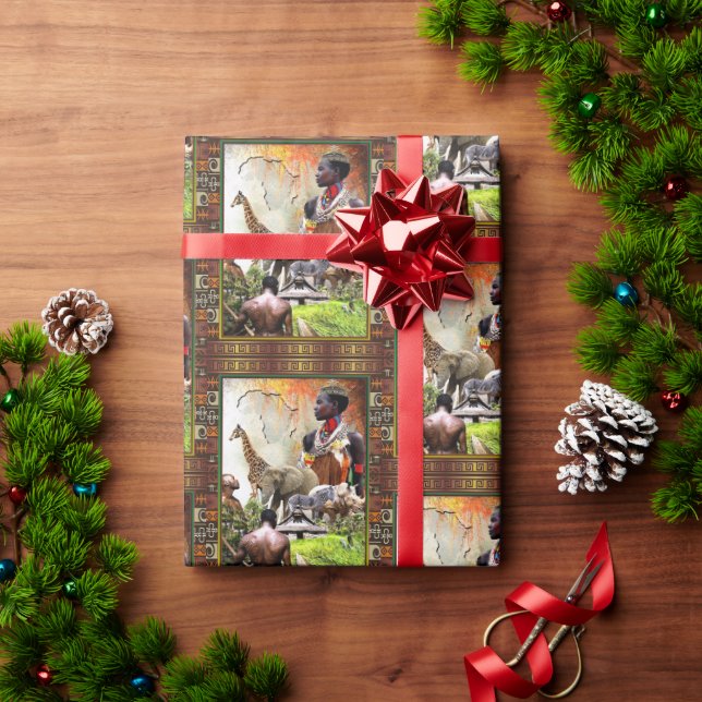 Papel De Regalo Rey femenino (Regalo de vacaciones)