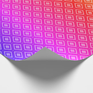 Papel De Regalo Rhombus blue orange