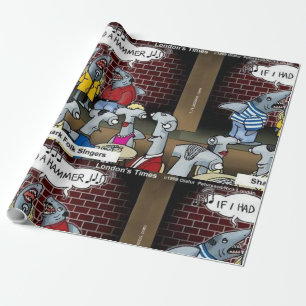 Papel De Regalo Rick London, cantante de folk tiburón